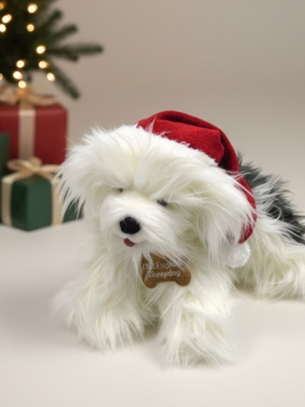 Gund Holiday Sheepdog Plush